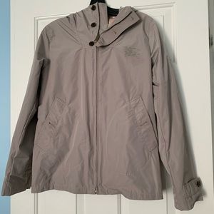 Burberry rain jacket with pouch